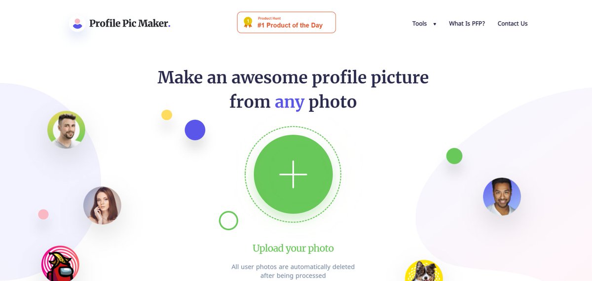 Profile Pic Maker: Make an awesome profile picture from any photo. The tool will help in removing the background and changing it in any color.