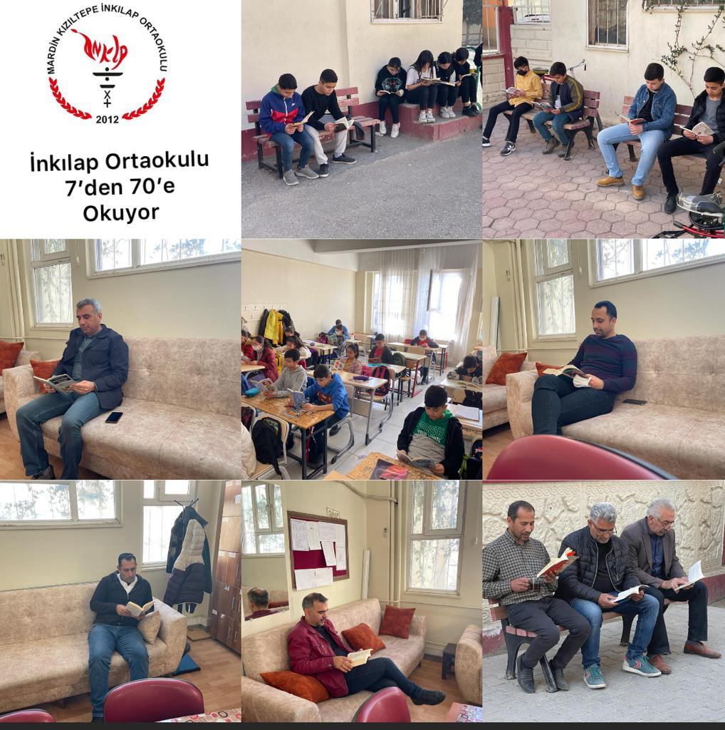 Okuma saatlerimiz hergün tüm hız ve güzelliğiyle devam ediyor.
@AhmetBilen0647
<a href="/kiziltepemem47/">Kızıltepe İlçe Milli Eğitim Müdürlüğü</a> <a href="/47ylmz47/">47ylmz47</a>
<a href="/mentes_kadri/">kadri menteş</a>
<a href="/Murat69_Demir/">Murat Demir</a>
<a href="/AhmetEnez12/">Ahmet Enez</a>