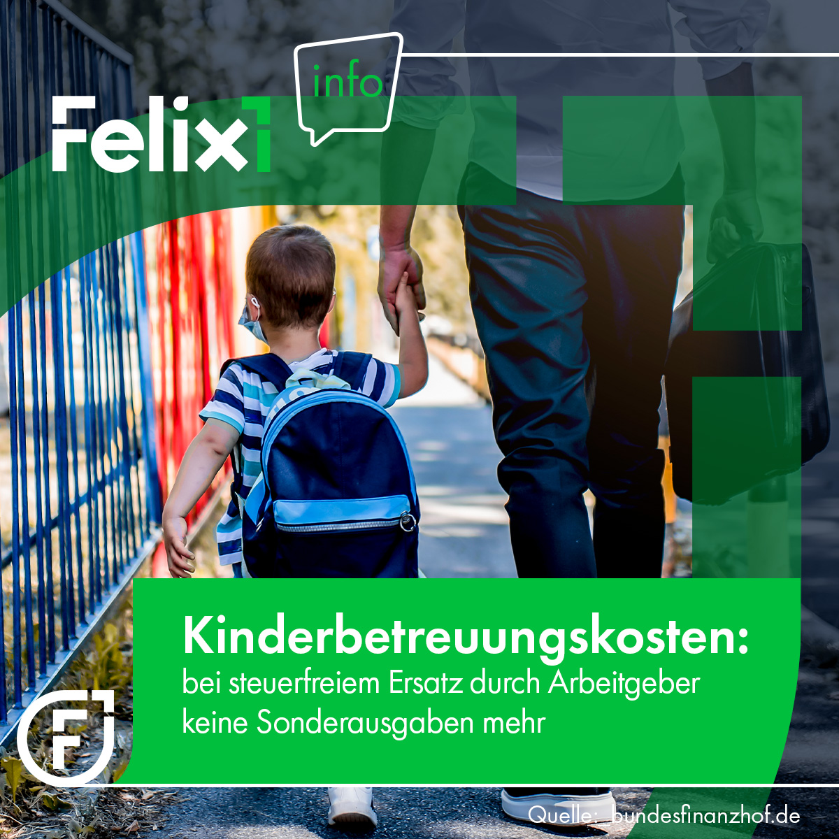 felix1_de's tweet image. Laut einem aktuellen BFH-Urteil dürfen #Steuerpflichtige die Kosten für die Betreuung ihres Kindes nicht mehr steuermindernd als #Sonderausgaben geltend machen, wenn ihr #Arbeitgeber sie steuerfrei ersetzt hat.

👉 bundesfinanzhof.de/de/entscheidun…

#felix1 #info #news #steuern