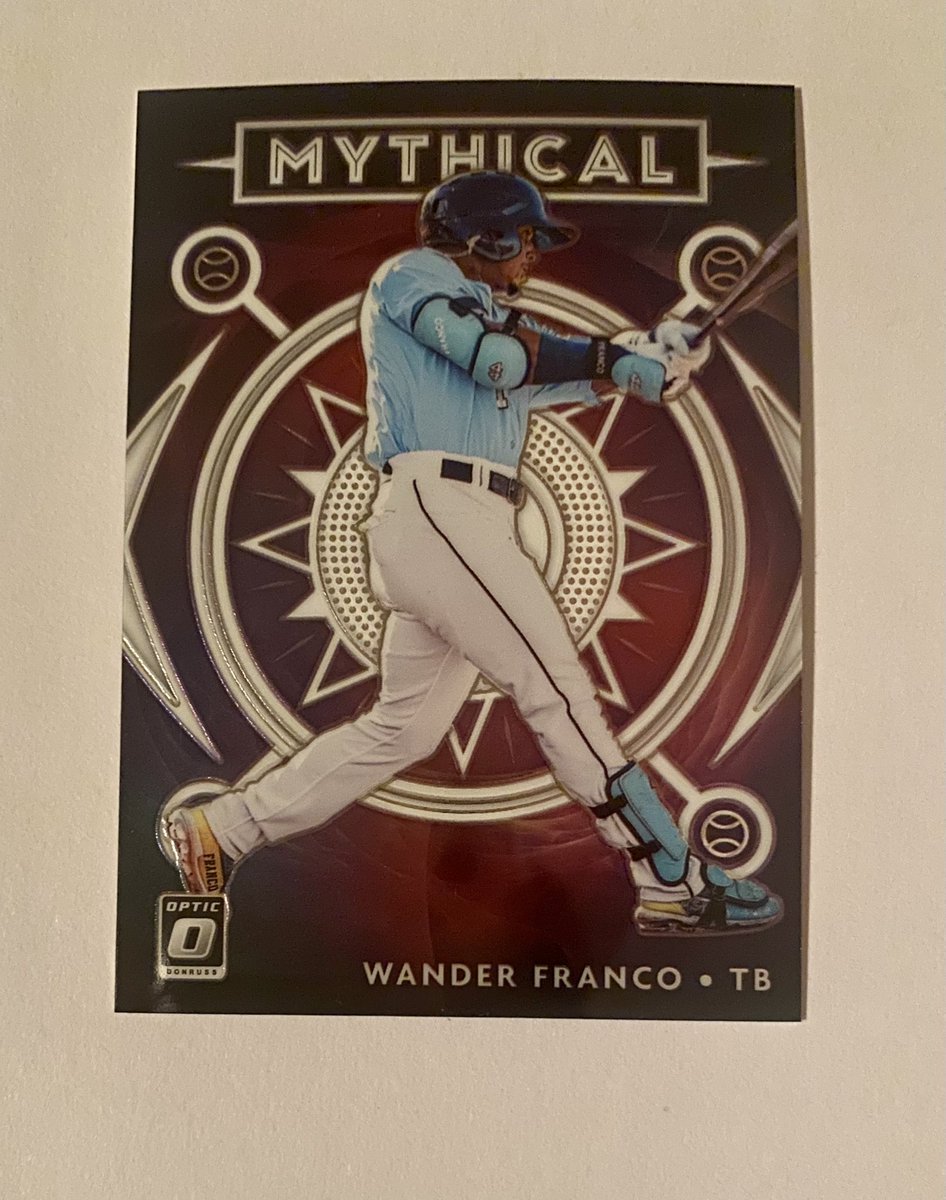 $5 WANDER FRANCO   ($4BMWT)    #baseball #wanderfranco #devilrays #tampabay                    (PayPal,Venmo or Cashapp)