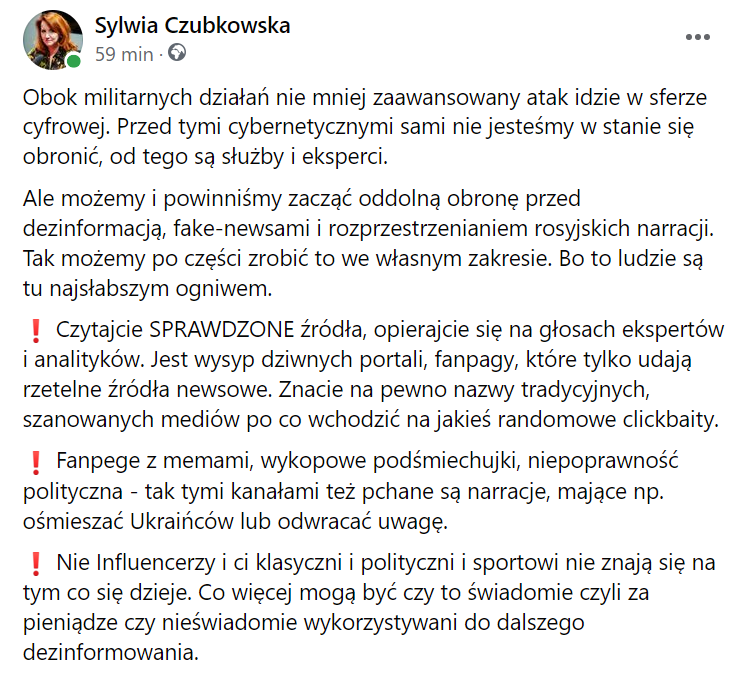 Sylwia Czubkowska tweet media