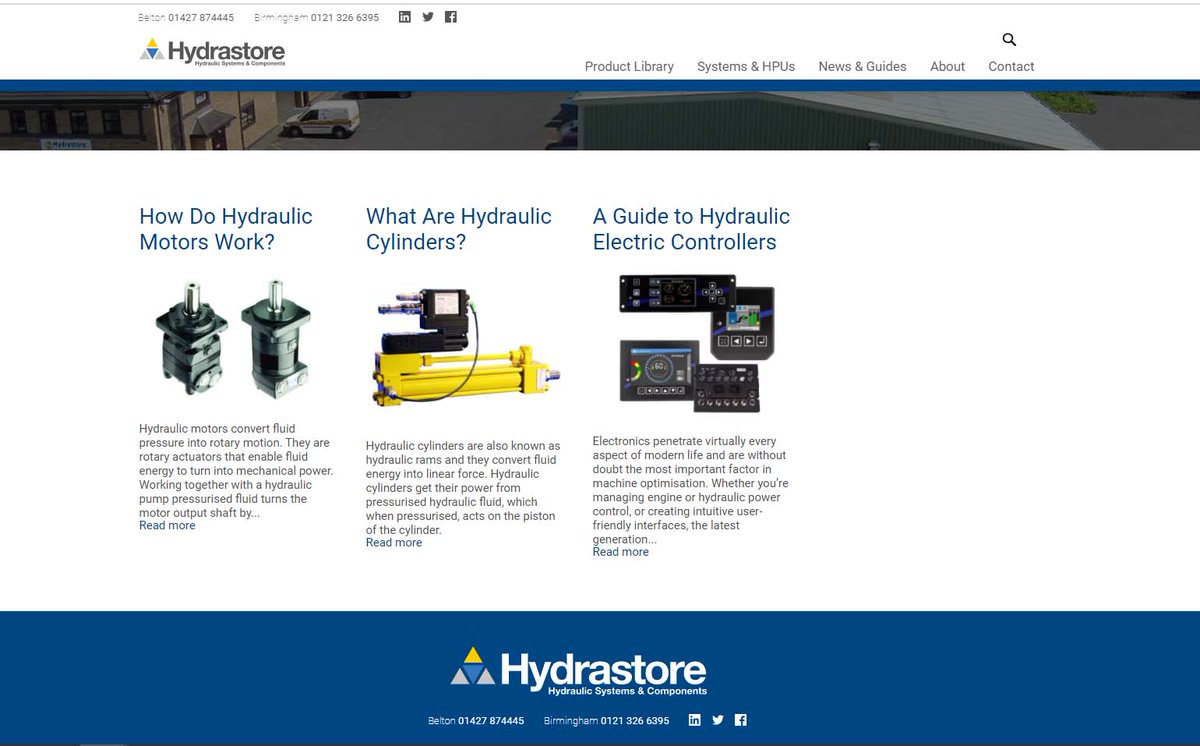 Hydrastore have added a new “Guides” section to the website providing information on how certain hydraulic and electronic components work.

For more information see lnkd.in/ehmHv459.

#hydraulic #hydrastore #electronics #guides #websitedevelopment #website
