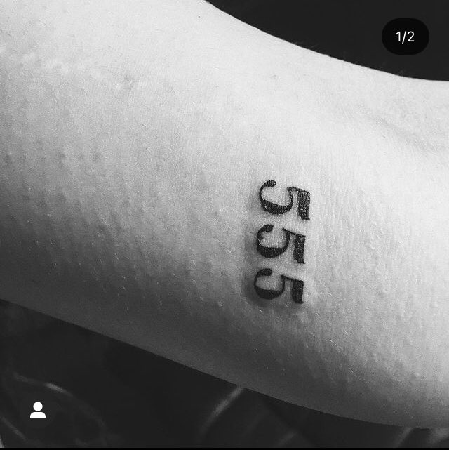 number 555 tattoo ideasTikTok Search