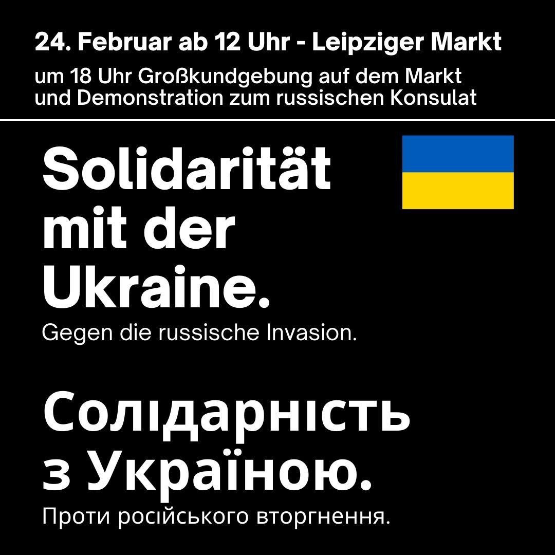 JKasek's tweet photo. #Leipzig #StandWithUkraine https://t.co/4Vxm3tQgqI