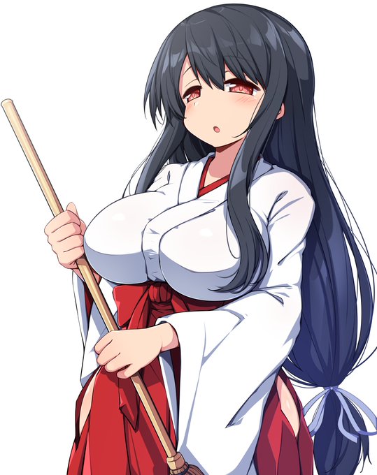 巫女さんのバイトを始めた扶桑姉さま 