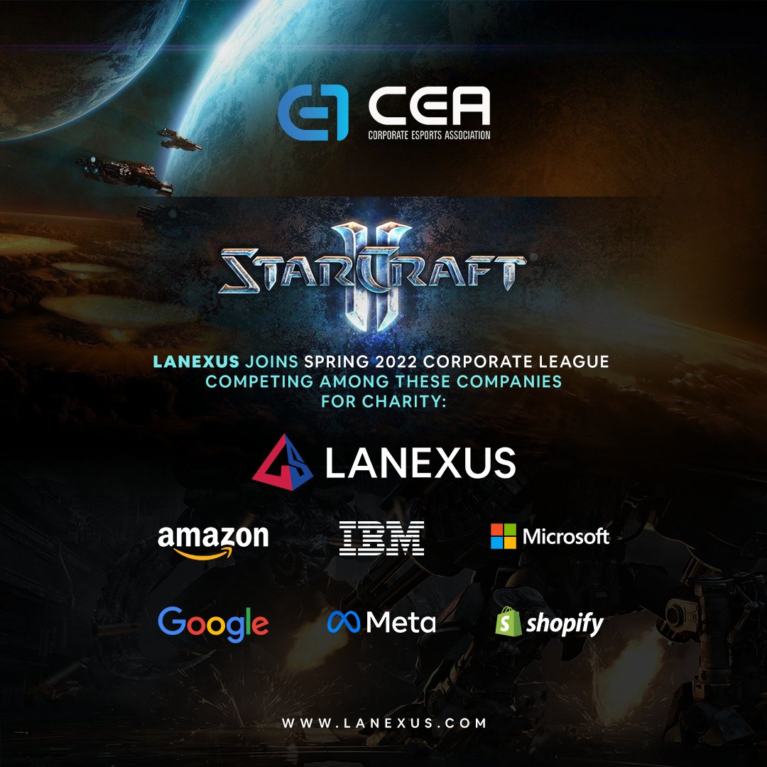 LANEXUS joins CEA Spring 2022 StarCraft 2 Corporate League lanexus.com/lanexus-joins-…