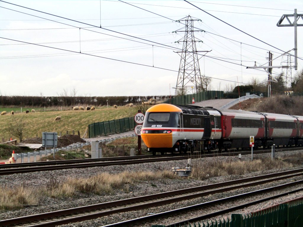 Bennybizzle1's tweet photo. A very special day for me last year. @EastMidRailway turned out 43102 in Intercity swallow livery, memories of my childhood rides to Leicester came flooding back. This was my first picture of her on her 1st day in service. What a stunner.
#HSTonMML #classictraction https://t.co/QvJkW8WTJK