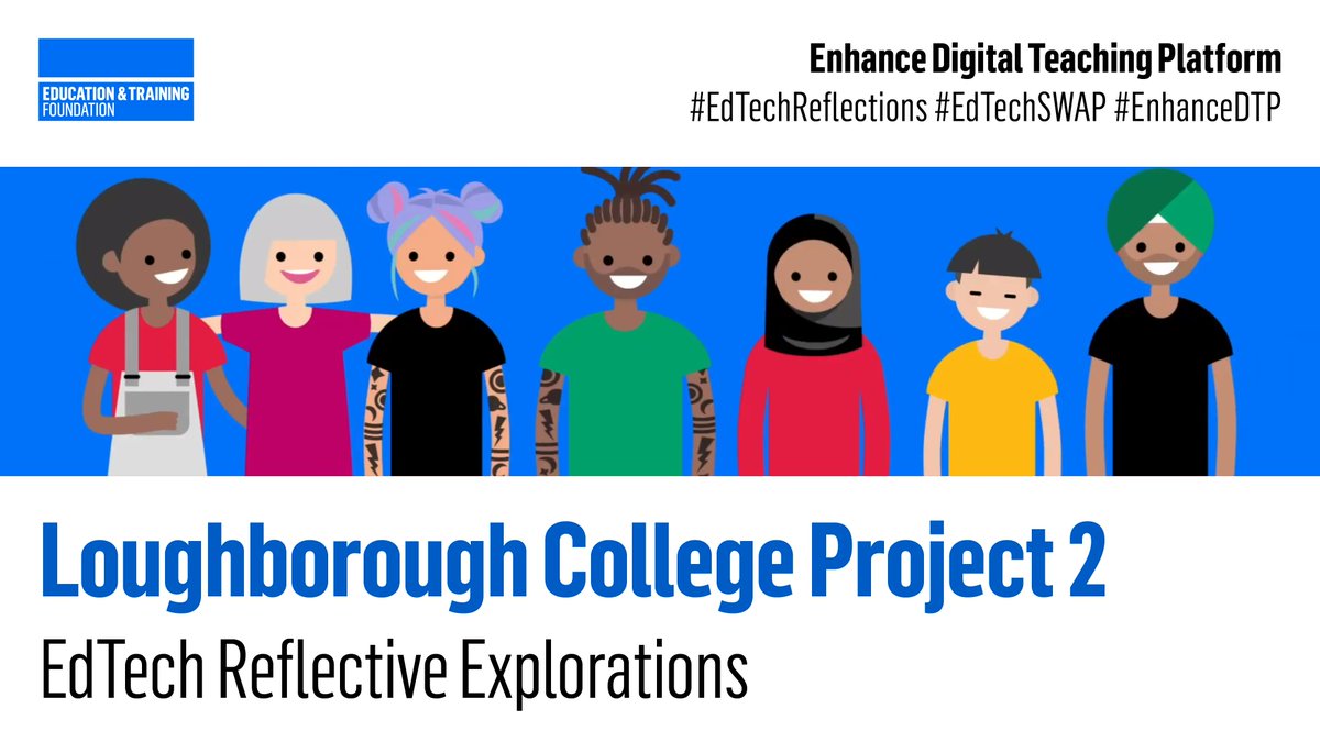E_T_Foundation's tweet photo. In case you missed it - Here's Loughborough College's second Reflective Exploration project on the use of educational technology relating to hybrid learning #EdTechReflections
π Take a look at the case study including key learning points: https://t.co/WxJuIH047h https://t.co/8BBv73gXlO