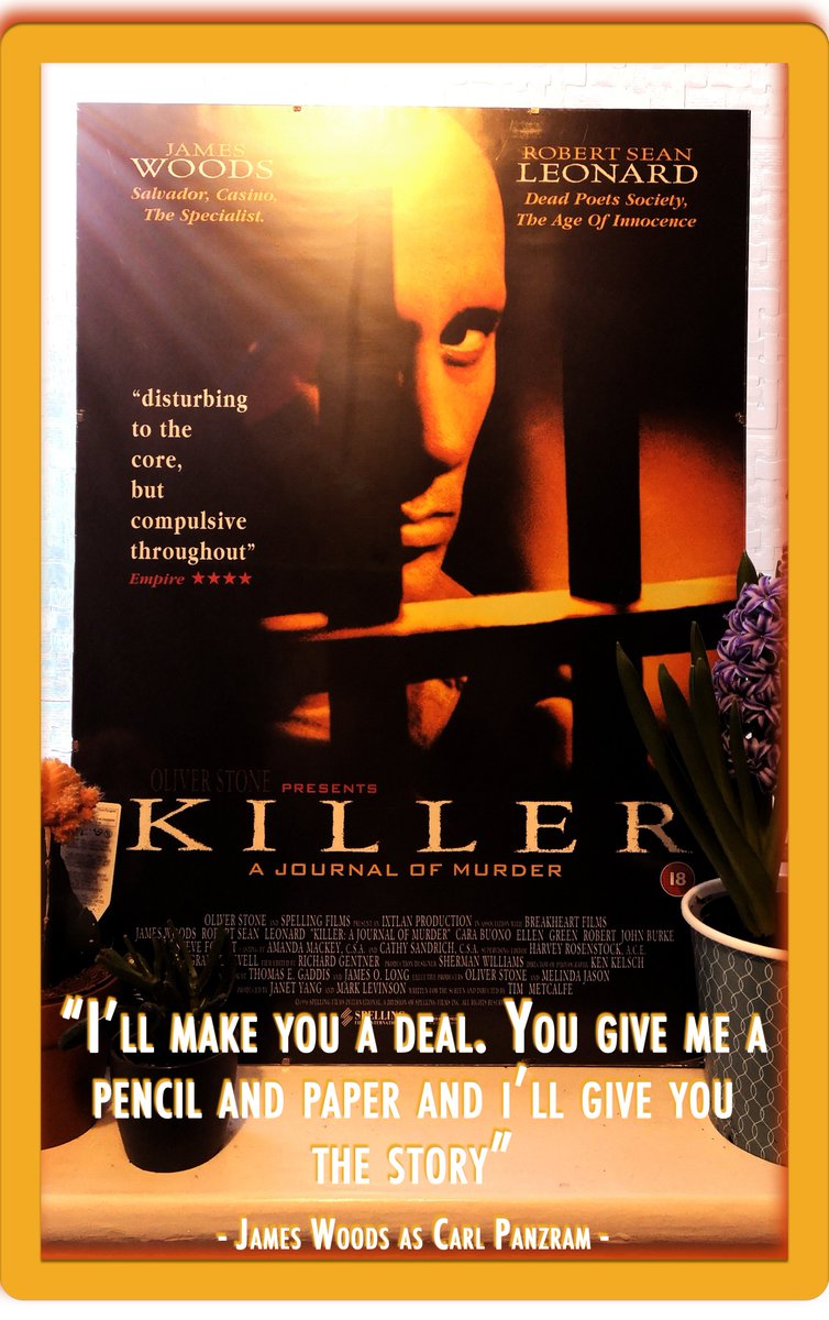 johnrenney1's tweet photo. Killer A Journal of murder (1996) Underrated work from Director Tim Metcalfe, Powerhouse performance from James Woods and gritty camera from Ken Kelsch. A film I've always felt deserves more attention.
#timmetcalfe #jameswoods #kenkelsch #filmreview #filmmaking https://t.co/GekJ99EME5