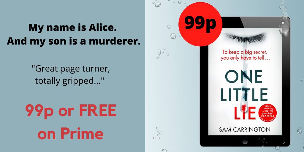 sam_carrington1's tweet photo. Great to see #OneLittleLie climbing the charts again!
You can grab it for 99p - or #FREE for #Prime members!
👉 https://t.co/2kgs0CdQMs
#PsychologicalThriller #crime https://t.co/LMNUmFieg0