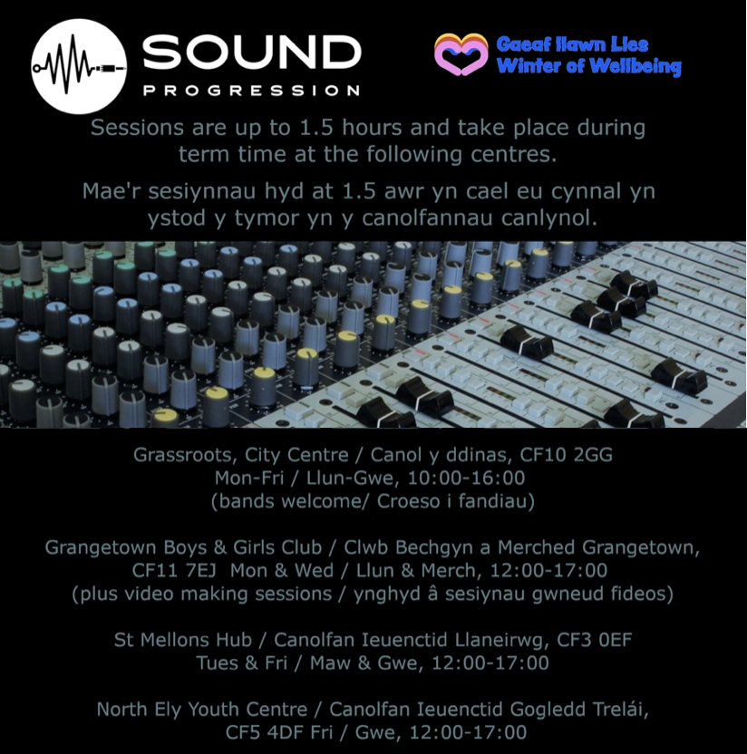 Contact info@soundprogression.co.uk for details