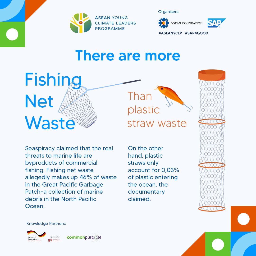 aseanfoundation's tweet photo. The documentary film Seaspiracy revealed some surprising facts on the impacts of the fishing industry on marine life and environment.

What are some of the things we can learn? Look at the visual to find out!

#WeAreASEAN #BeASEAN #ASEANYCLP https://t.co/1qzpVdteYp
