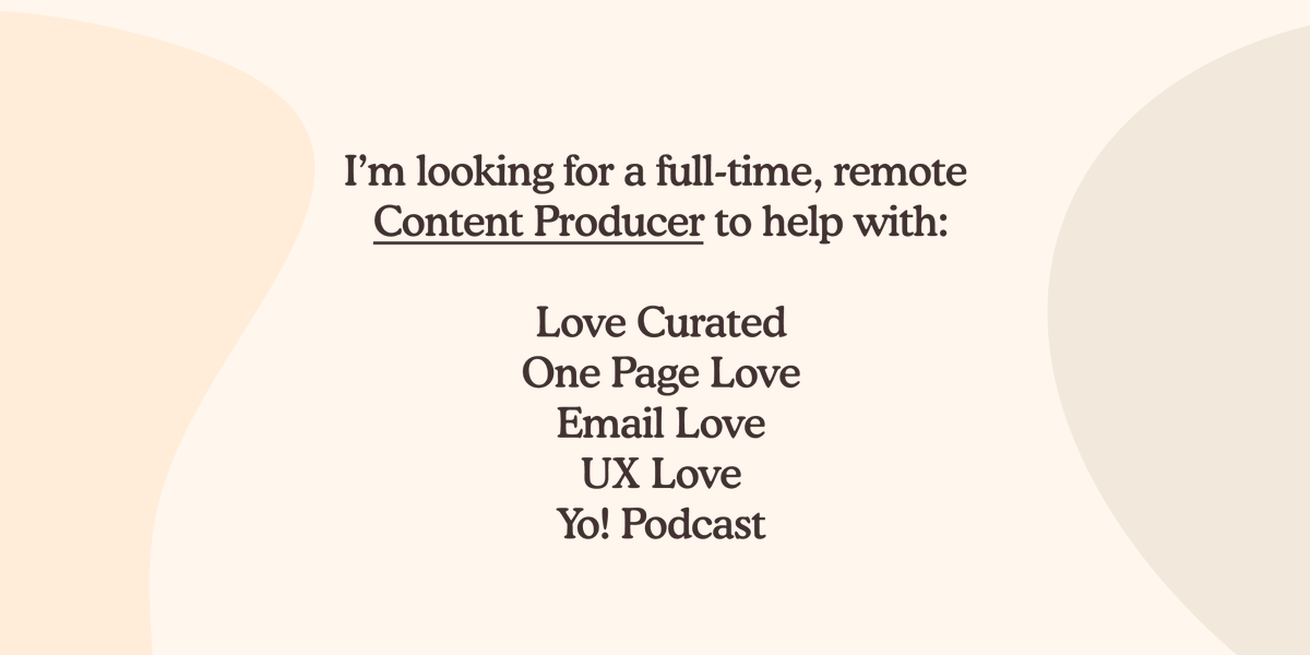 robhope's tweet photo. A few big announcements!📢

1. I've started a new company @LoveCurated to house all the love-brands

2. My solo journey online is over

3. I'm hiring!

Full-time, remote (ideally 🇿🇦) to help me produce + distribute content across ❤️network + Yo! Podcast

📪 Pls DM for job post https://t.co/xIwml5EdvF