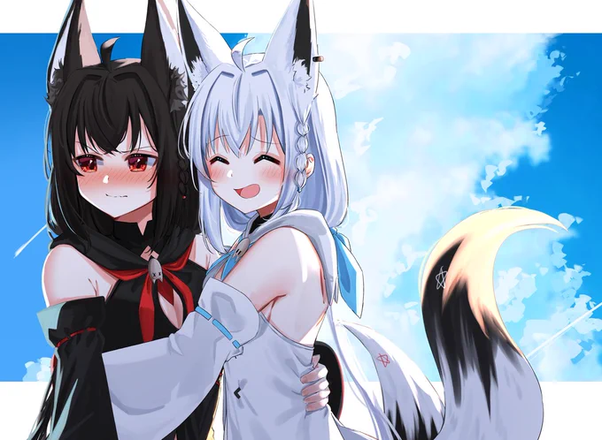 くろしろ👍
#絵フブキ 