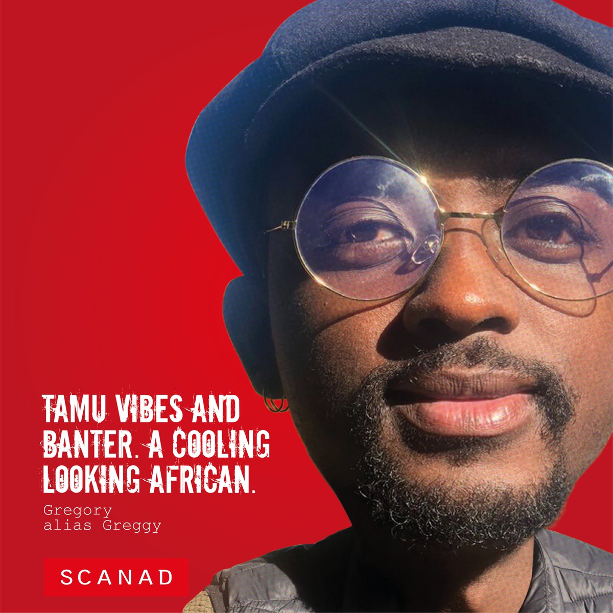 SCANADAfrica's tweet photo. Meet Gregory alias Greggy
He Describes his JD as : Those “cartoons” I was making on my computer help pay my rent now.
My mom still doesn’t get it.
#MeetingTheTeam #ITsAScanadThing #TeamAwesome. https://t.co/5D8gCXn0lq