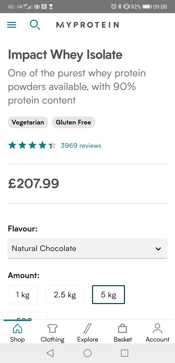 newmondo's tweet photo. Don't think even with your sale @Myprotein that I'll be buying.... https://t.co/az9NX4yqJW