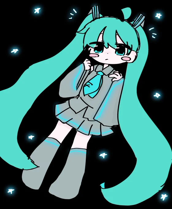  #初音ミク #イラスト #illustration #Illust #drawing #絵