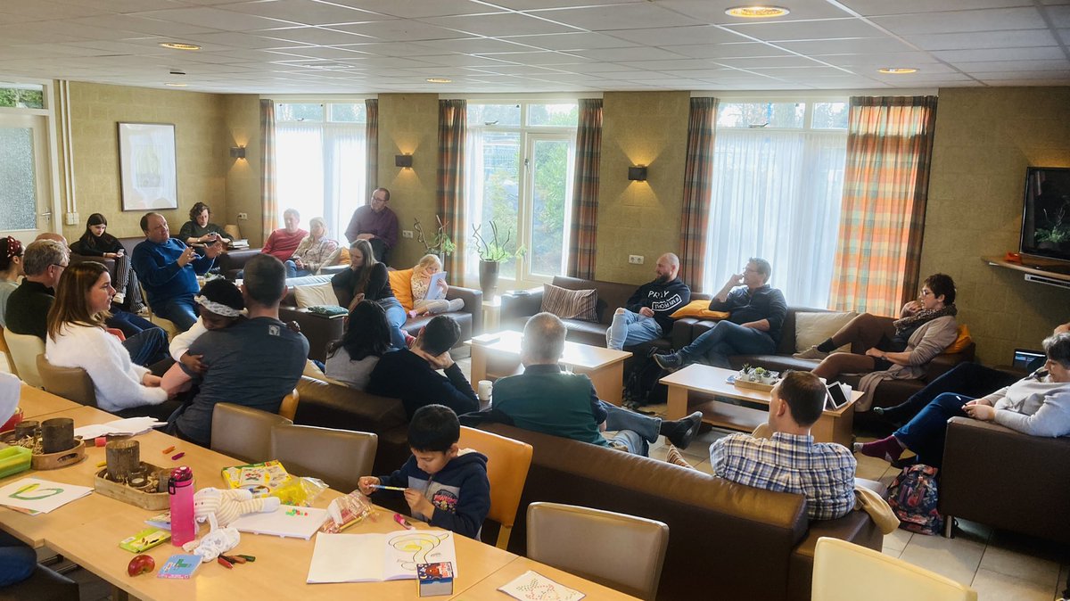 WouterVertegaal's tweet photo. What a weekend we had. Overcoming pandemics and storms in order to plant our flag in the ground for @PlantNijmegen! So encouraged to stand with friends from UK, Belgium, Germany and Netherlands as we took new ground. A momentous occasion! https://t.co/VNrIOR4smN