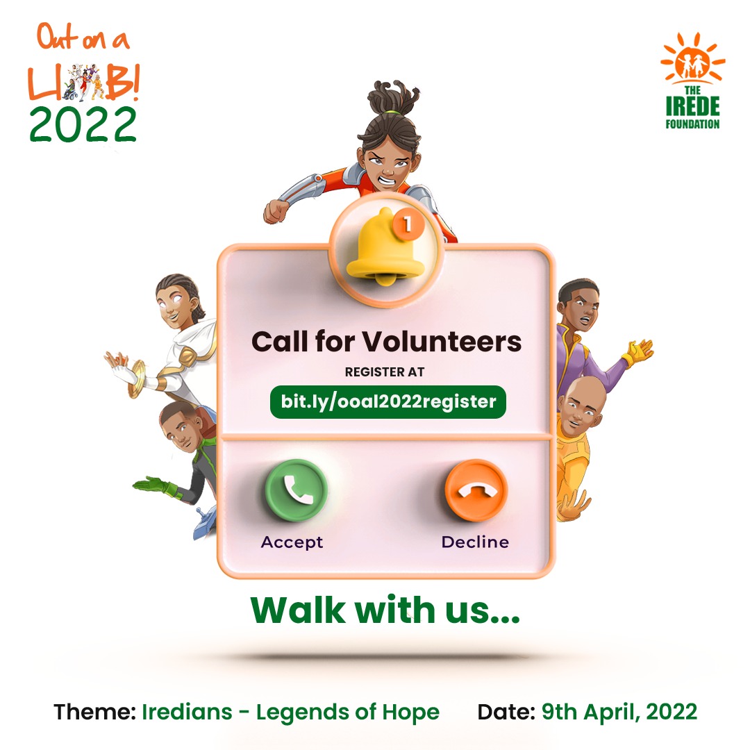 theirede's tweet photo. Going out on a limb with us entails more than just walking; it also entails helping us raise champions. We're looking for Volunteers and Lead Advocates for this year's event, which will take place on April 9th 2022. To accept this call, click here: https://t.co/chfzu0A0ks
#OOAL https://t.co/D8X9UFKaXD