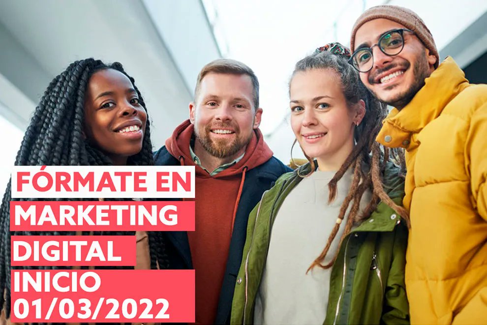 camaracadiz's tweet photo. Con @FundacionINCYDE podrás formarte en una profesión con futuro: #MarketingDigital
Info: https://t.co/yMD8hXWO0N
Plazas disponibles
Para jóvenes menores de 30 años beneficiarios del @garantia_juv
#GenerationSpain https://t.co/kKBmpWfEzF