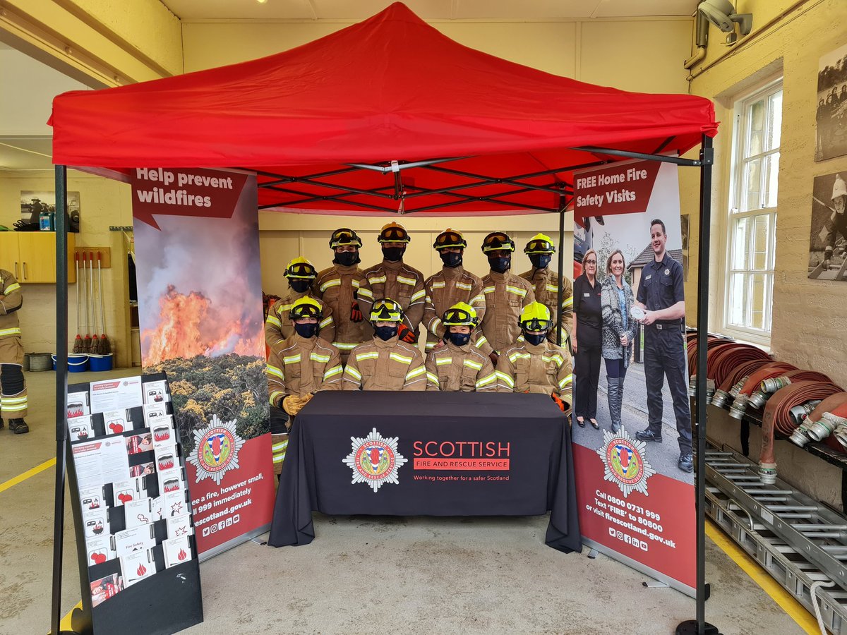 We are very excited to have received new helmets, thanks to SFRS Asset Management. We also received new equipment to assist us in helping with community education events. @andybuchan_ <a href="/willie4268/">Willie Chisholm</a> <a href="/toshie48/">Ewen McIntosh</a> @FireScot_Chief <a href="/TheLisaKerr/">Lisa Kerr</a> @SimonTucker_cul