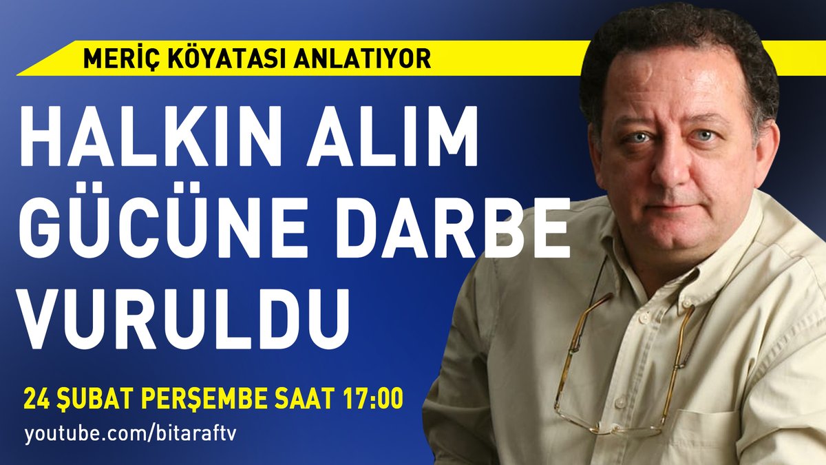 bitaraftv's tweet photo. Doğru Parti Ekonomiden Sorumlu Genel Başkan Yardımcısı Meriç Köyatası, Bitaraf TV'de Gazeteci Mesut Solak ile ekonomi gündemini yorumluyor.

🔗 https://t.co/HYFW2u7b5T
👥 @MericKoyatasi @basinmesutsolak 
🗓️ 24 Şubat Perşembe (Bugün)
⏰ 17:00

#ekonomi #haber #bitaraftv https://t.co/BeB02ITDVv
