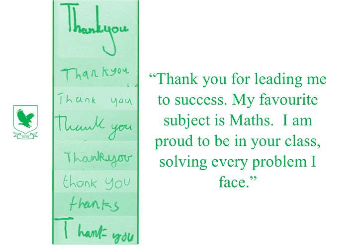 WellacreAcademy's tweet photo. At the end of the half term, it was Turing's turn to have the opportunity to thank Wellacre staff.
We're proud to share Turing students' words of recognition and thanks! #HalfTermHero #Turing #ThankYou https://t.co/QlKqExhIvC