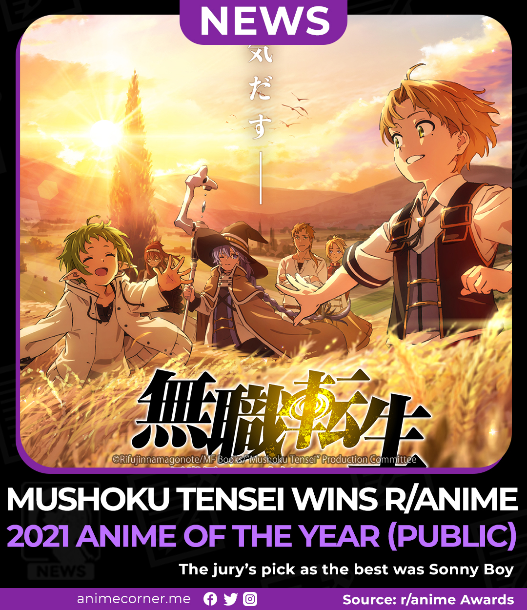 2021 Amewards - Best Anime of the Year : r/anime