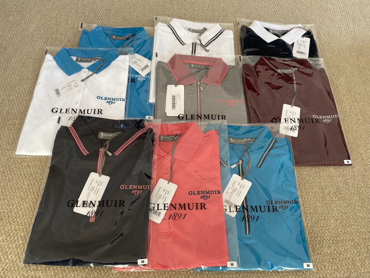 FlicJohnsonGolf's tweet photo. Early birthday present number 1……

Loving this years colours from Glenmuir. Sorbet, cobalt, Bordeaux. 

Apologies in advance for the amount of times I’ll be wearing Bordeaux, it is very close to claret on the colour chart 😁 

Thanks for kitting me out @Glenmuir1891 https://t.co/WUlBWgNNjn
