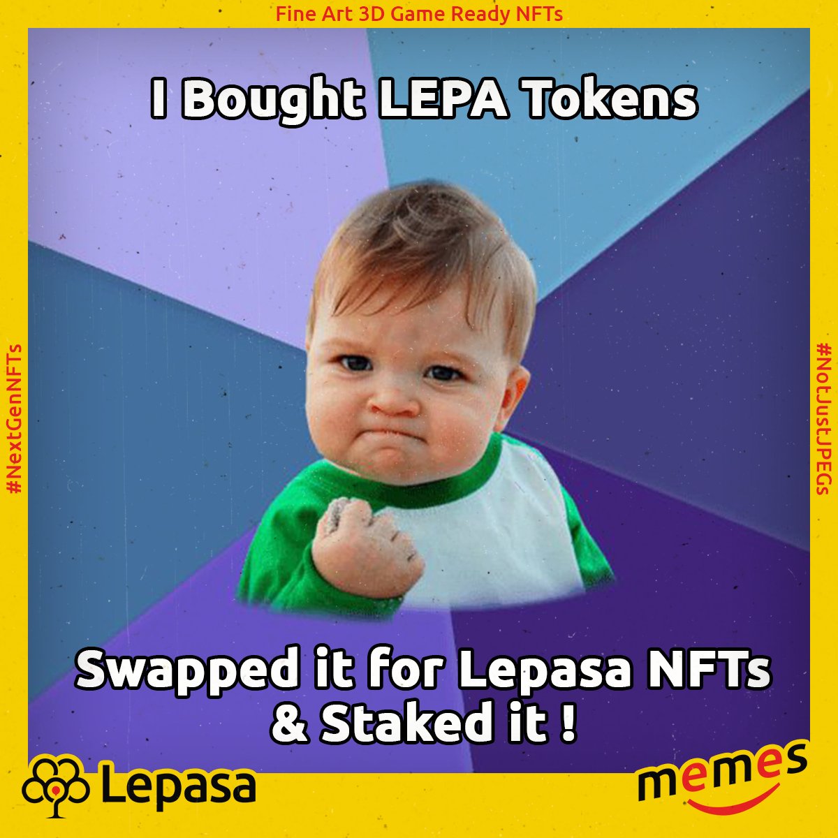 Lepasaorg's tweet photo. I bought #LEPA Tokens ➡️ Swapped it for #Lepasa NFTs ➡️ Staked it !

#NFTProject #NotJustJPEGs #NFTs #LepasaNFT #NFT #NFTCommunity #nftcollector #NFTcollectibles #NextGenNFTs #Lepaverse #lepatoken https://t.co/ihcIRN7Rck