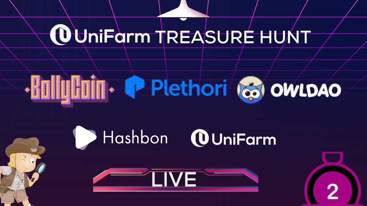 ⌛Now is the time to participate in the #UniFarm #Treasure Hunt Program.
Participate to win a $400 prize.🏃
💸#Reward will be distributed among the top 10 winners.

Find our 2nd Google Form.
uni.farm/THb
Stay tuned with us.
The next stage will be live: 25 Feb|5 AM UTC.