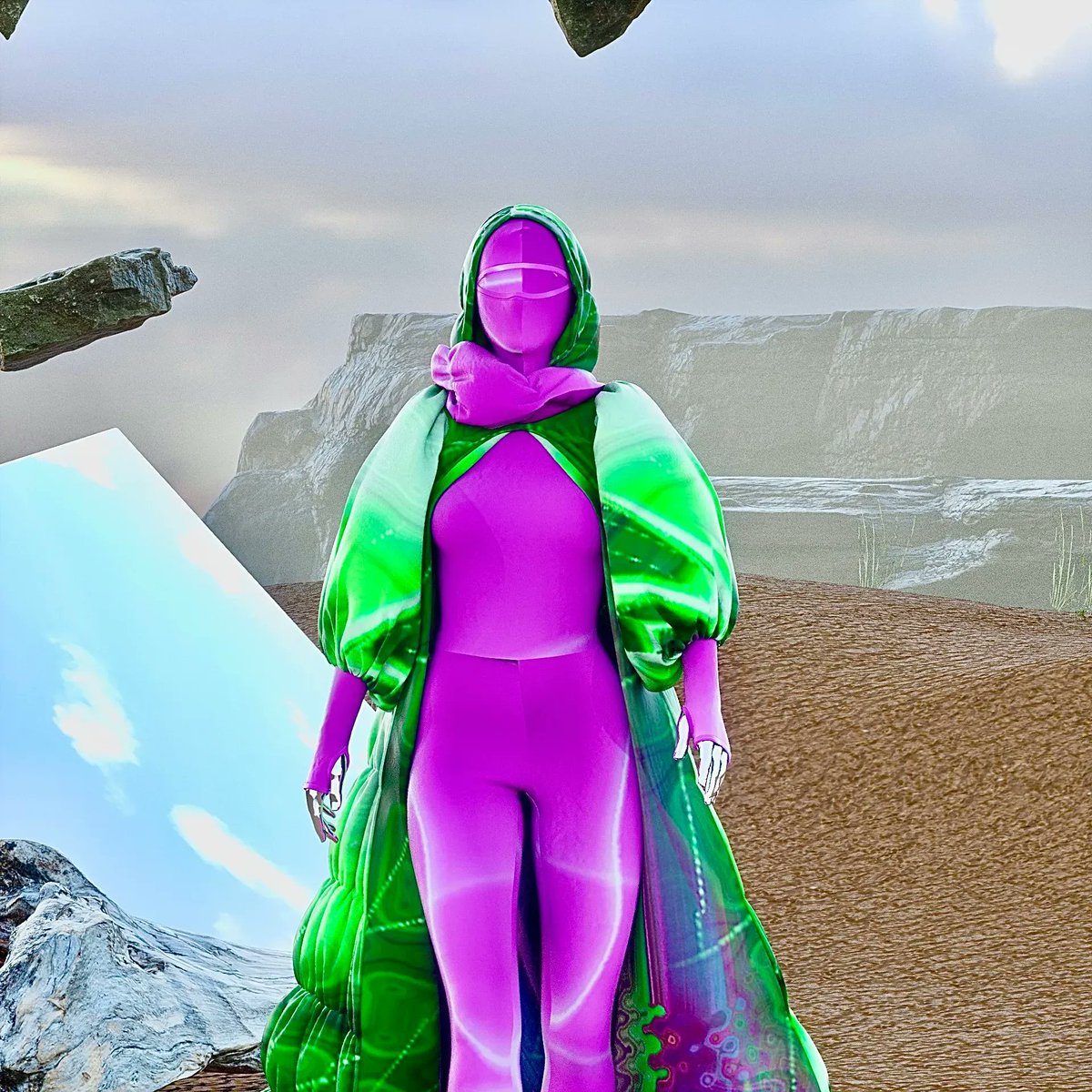 🚨 Dropping for 0.5 ETH on FOUNDATION.APP  🚨 

<a href="/VohraSidharth/">Sidharth Vohra</a> 3D artist with <a href="/marguixastudio/">MAR GUIXA STUDIO</a> #digitalfashion #NFTCommunity for @withFND