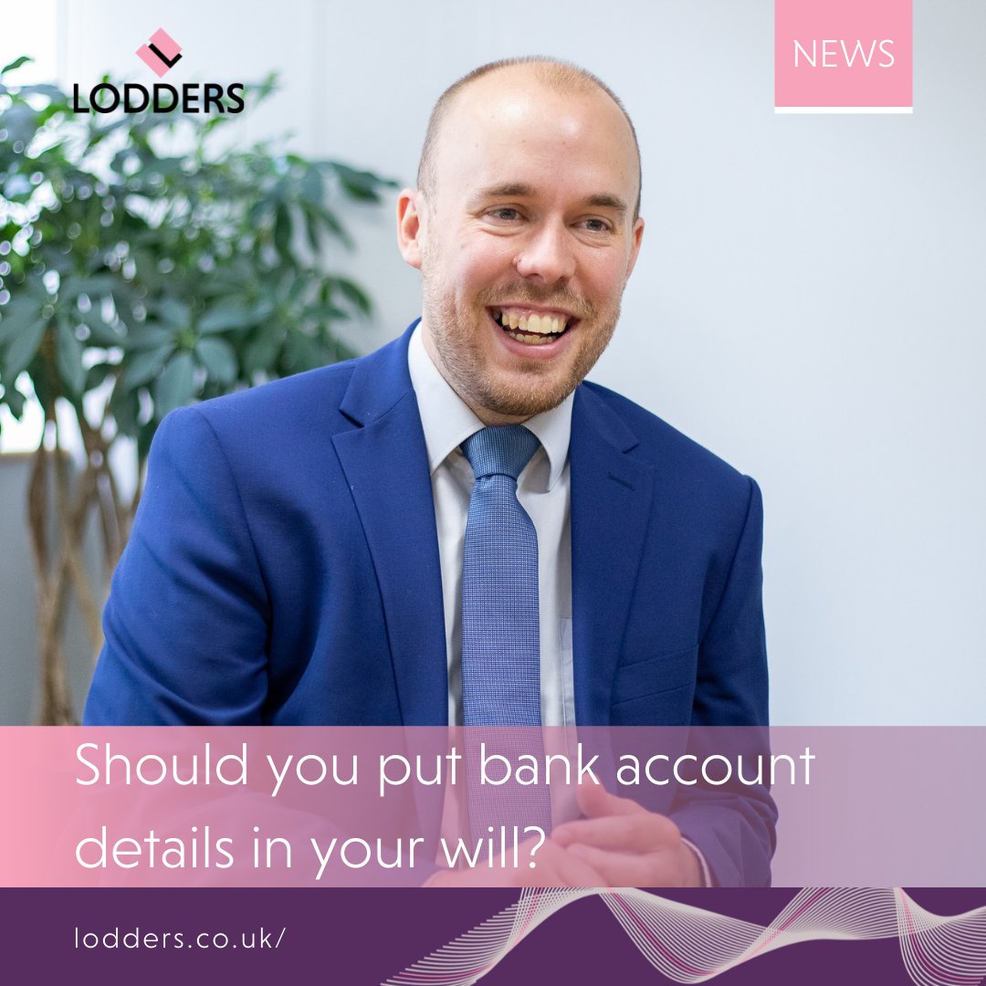 Writing a will and knowing what to put in it can often seem a daunting task, especially when it comes to information about bank accounts.

Michael Brook explains what you need to know when it comes to bank accounts and your will.

ow.ly/ImEg50I0Vtc