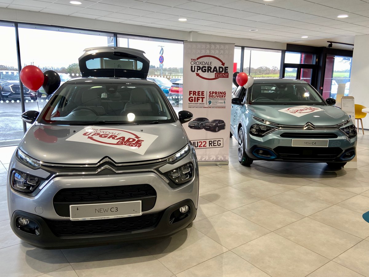 CroxdaleGroup's tweet photo. ✨The Upgrade Event Is Now On! ✨

Order your New 22 Reg and you can benefit from:
✅ 5 Years Warranty
✅ 2 Years Free Servicing
✅ Savings Up to £5,500
✅ Guaranteed Spring Delivery
Plus much more!

Learn more 👉 https://t.co/3UD2rCyaPu https://t.co/ra73ZHEyWm
