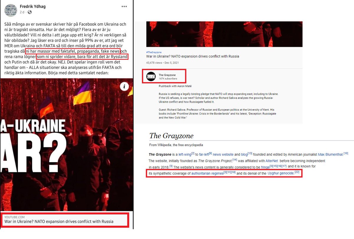 fransfleischer's tweet photo. FörstÄr alla att Vetenskapsforum covid-19s redaktör, tillika #mewas & svensk kontakt för zero covid-fanatikerna WHN lÀnge postat pro-rysk propaganda?
IstÀllet för "fake news" vill Fredrik att vi ska lÀsa the Gray Zone dÀr en Valdai Club-medlem (!) presenterar Ukraina som styrt> https://t.co/xNP7z0WiOc