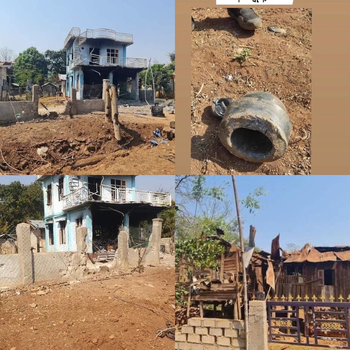 SAC’s recent continuous targeted airstrikes on civilian areas in Karenni state where heavy clashes ongoing, LoiKaw PDF warns of “critical situation” and local armed forces would use all available means to fight back, request the public to support in possible ways.  #Myanmar