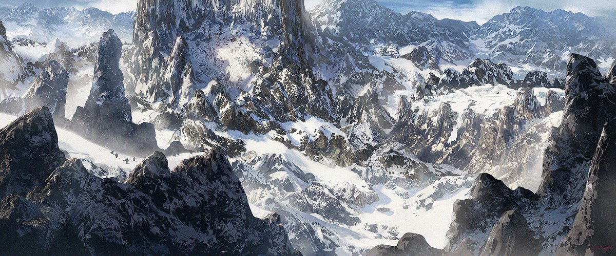 「抉りとられた雪岩 」|三好奈緒のイラスト