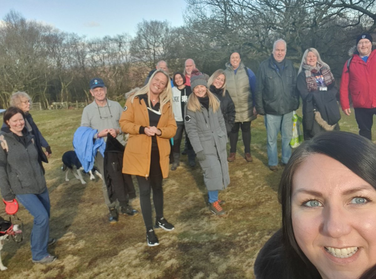 AlisonFindlater's tweet photo. Great to see our teams participating with organisations across the Health &amp; Social Care Partnership in a walk arranged by @falkirkcouncil to promote National Adult Support and Protection Day. 
#seesomethingsaysomething
https://t.co/8pW3fbRMzk https://t.co/RLhhTYARXt
