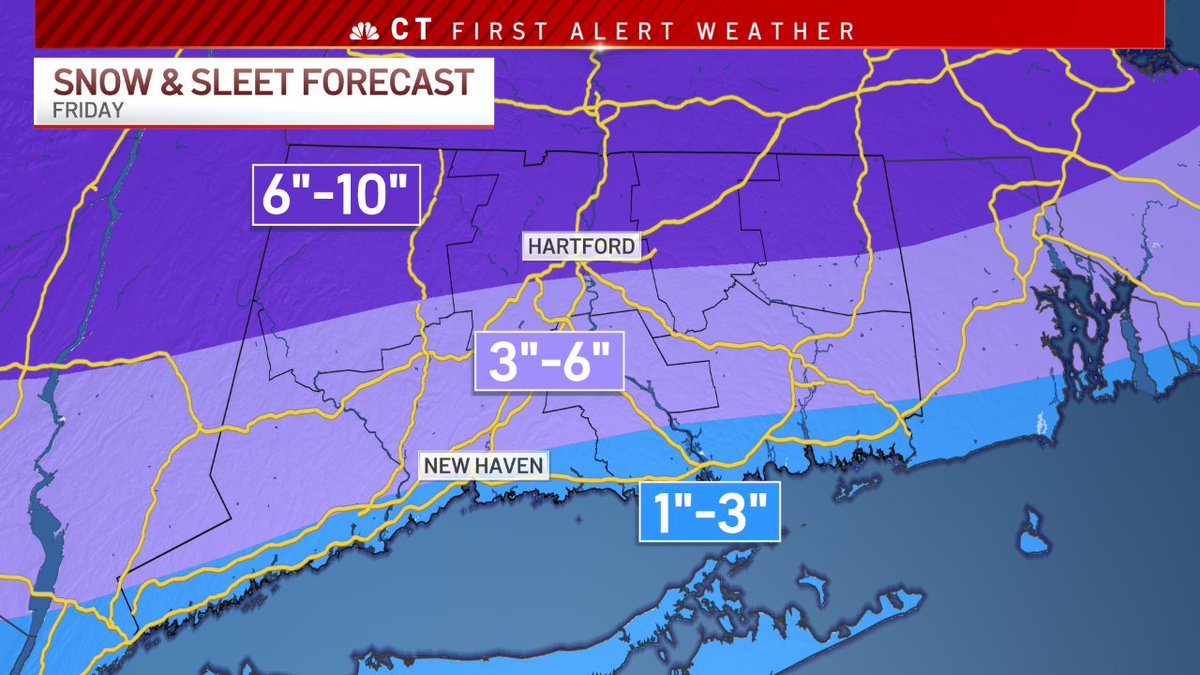 bobmaxon's tweet photo. Spring yesterday with highs in the 60s and 70s!! Winter is back tonight and tomorrow with significant snow and sleet starting after midnight and lasting into midday tomorrow....#FirstAlertCT #NBCCT https://t.co/RnP3ujO1PK