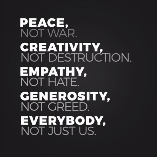 GreenpeaceUK's tweet image. Give peace a chance.

#Peace