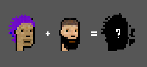 punkslab's tweet photo. gm #NFT &amp; #nftcollectors friends! #cryptopunks have gone wild 😅 @punk3041 + @punk4577 = ? Follow to get whitelisted for a free mint! https://t.co/r9ZRI0xYdx