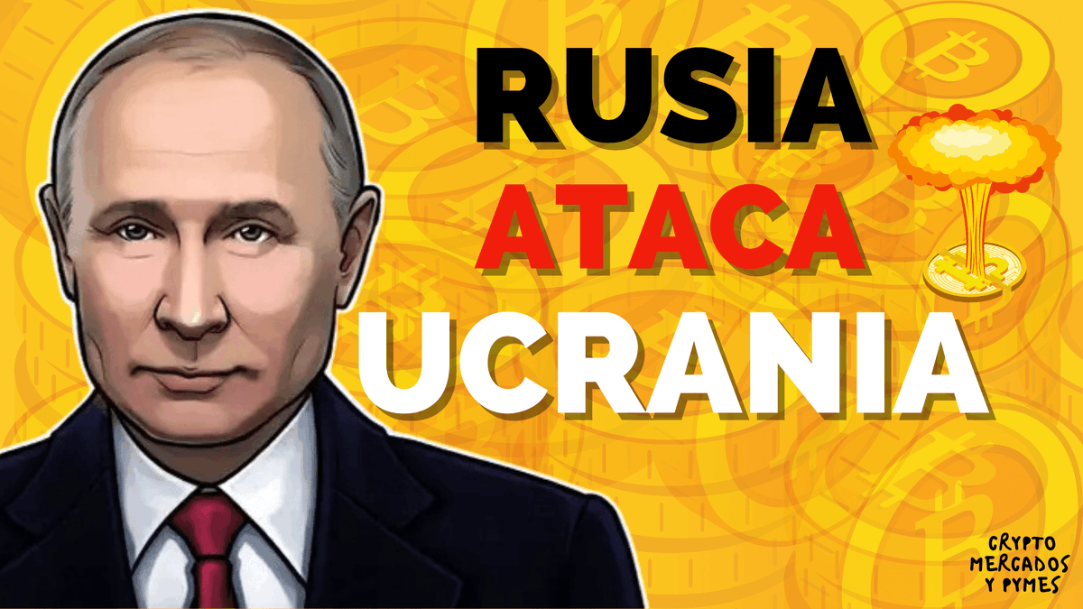 Crypto_Mercados's tweet photo. 🚨💥😱  ¡¡URGENTE!! 💥 🔥RUSIA INVADE UCRANIA🔥 | CONSECUENCIAS EN LOS MERCADOS video: https://t.co/IDdDw42Ua3 #terra #luna #shib #shiba #ethereum #eth #bitcoin #btc #ethereum #solana #cardano #cryptonews #crypto #xrp #ripple #matic #polygon #metaverse #nfts #putin #rusia https://t.co/CTU0wtceac
