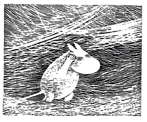 After living through the Nazi &amp; atomic bomb eras, Tove Jansson writings would often encompass fearful ideas about loss of a familiar world. However she would balance this with characters who encompassed kindness &amp; community, showing goodness even in the darkest times.