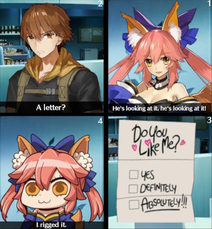 GrandOrderBot's tweet photo. A letter from tamamo. #FGO https://t.co/XiVc3Oovsc https://t.co/LkuycbDqEn