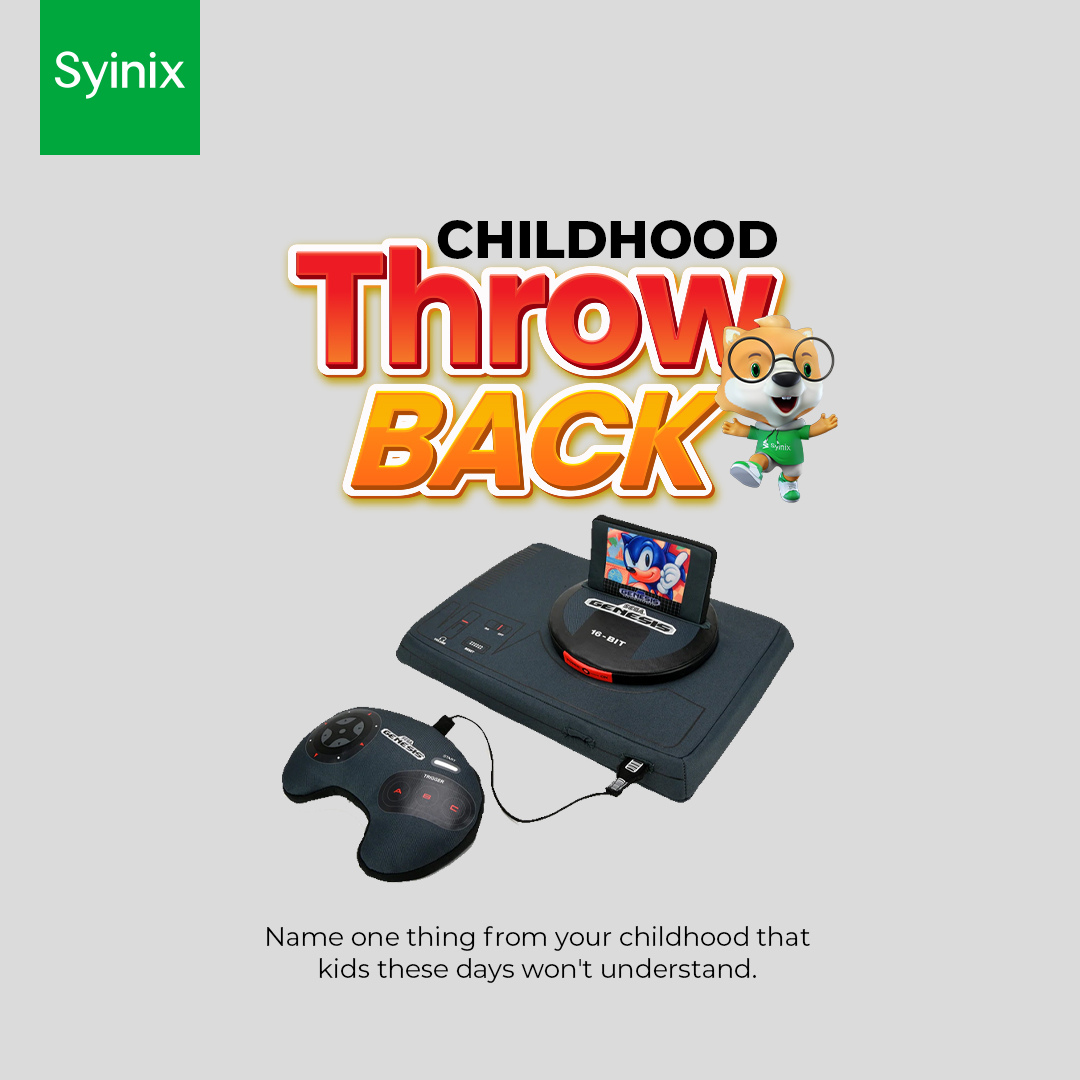 Name one thing from your childhood that kids these days won't understand.
#TbThursday #SyinixNigeria