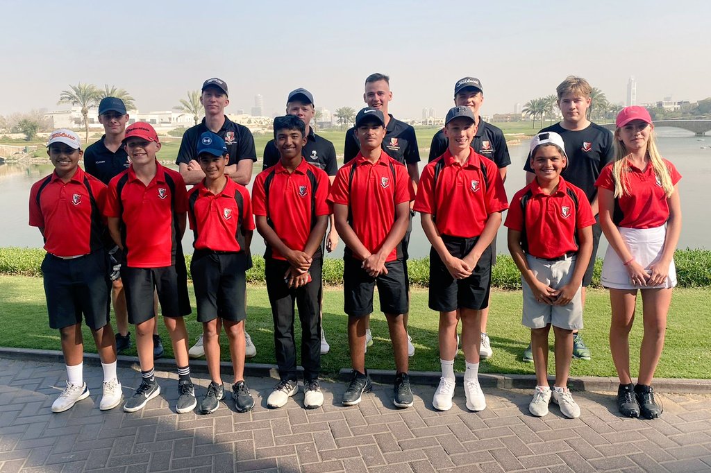 DESCgolf's tweet photo. Thanks to @HartlandIntl &amp; @BSMEorg for a fantastic two days of competitive golf. @DESCgolf students have been outstanding ambassadors to the college and we congratulate them on their  individual and team achievements this week 👏⛳ https://t.co/YQCatZDdC2