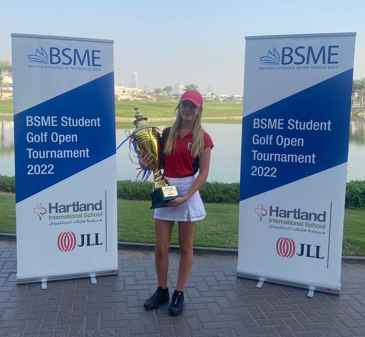 Thanks to <a href="/HartlandIntl/">Hartland Intl School</a> &amp; @BSMEorg for a fantastic two days of competitive golf. <a href="/DESCgolf/">Golf | DESC Dubai</a> students have been outstanding ambassadors to the college and we congratulate them on their  individual and team achievements this week 👏⛳