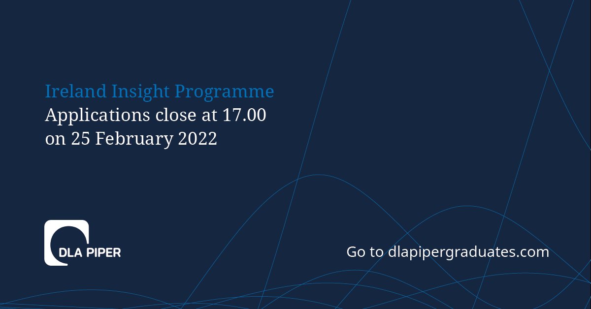 Apply now to gain a great understanding of life in a law firm on this three-day Insight Programme with DLA Piper.

#discoverdlapiper #dlapipercareers