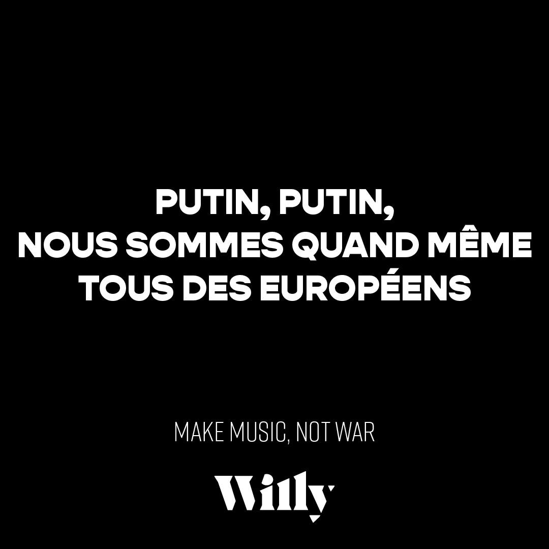Make music, not war. 🖤