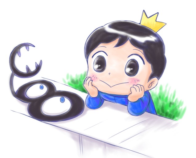 「ボッジとカゲ
#王様ランキング 」|⚡️樋上いたる⚡️FANBOXやってますー！のイラスト